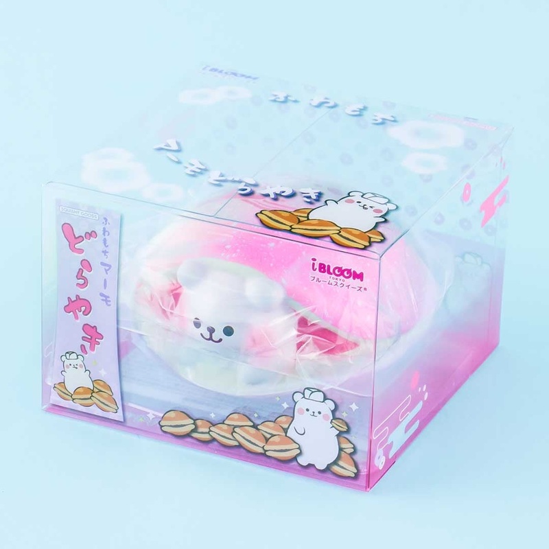 Fluffy Marmo Strawberry Dorayaki Squishy Charm