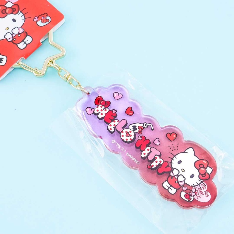 Hello Kitty Heart Cloud Charm With Star Clip
