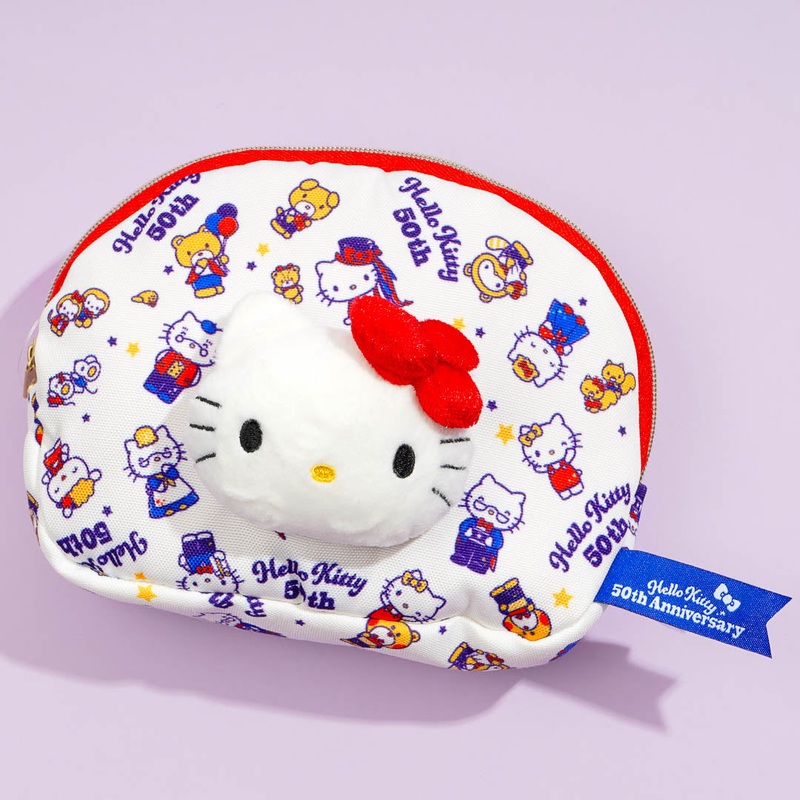 Hello Kitty Plushie Face Pouch