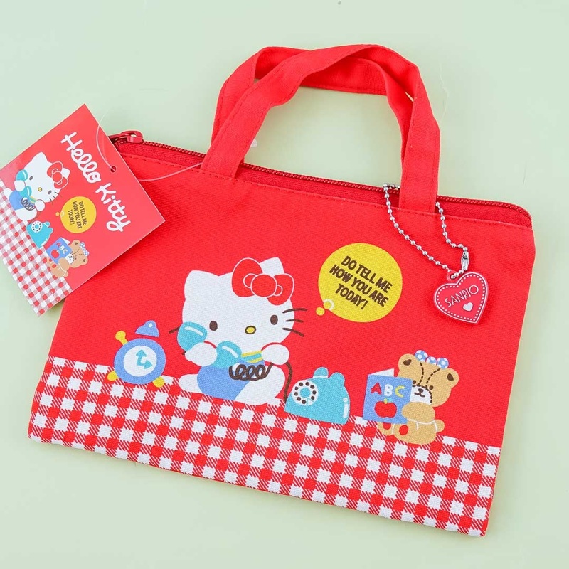 Hello Kitty Telephone Flat Pouch