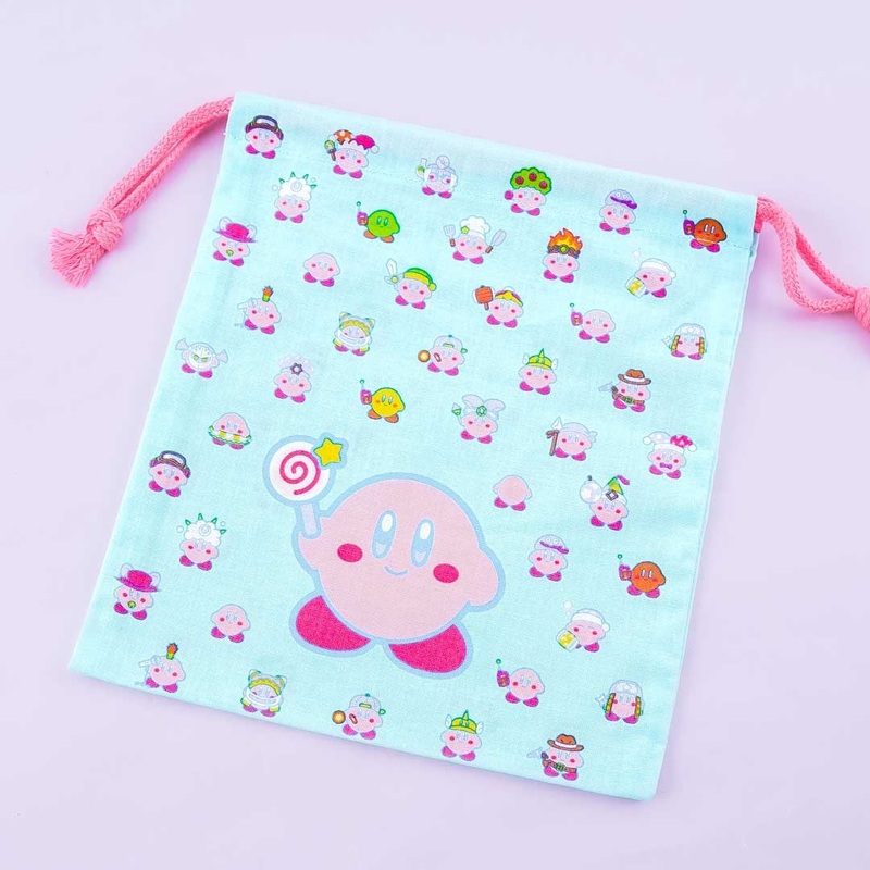 Kirby Dress-Up Drawstring Pouch