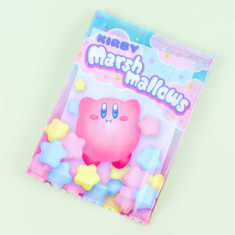 Kirby Star Marshmallows Flat Pouch