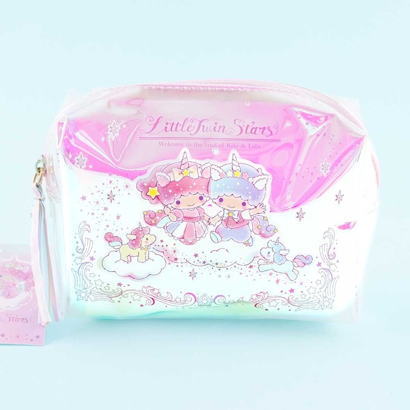 Little Twin Stars Aurora Unicorn Shiny Pouch