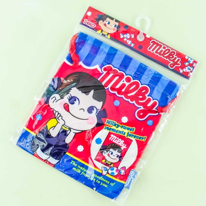 Milky Peko-Chan Candy Bag Drawstring Bag