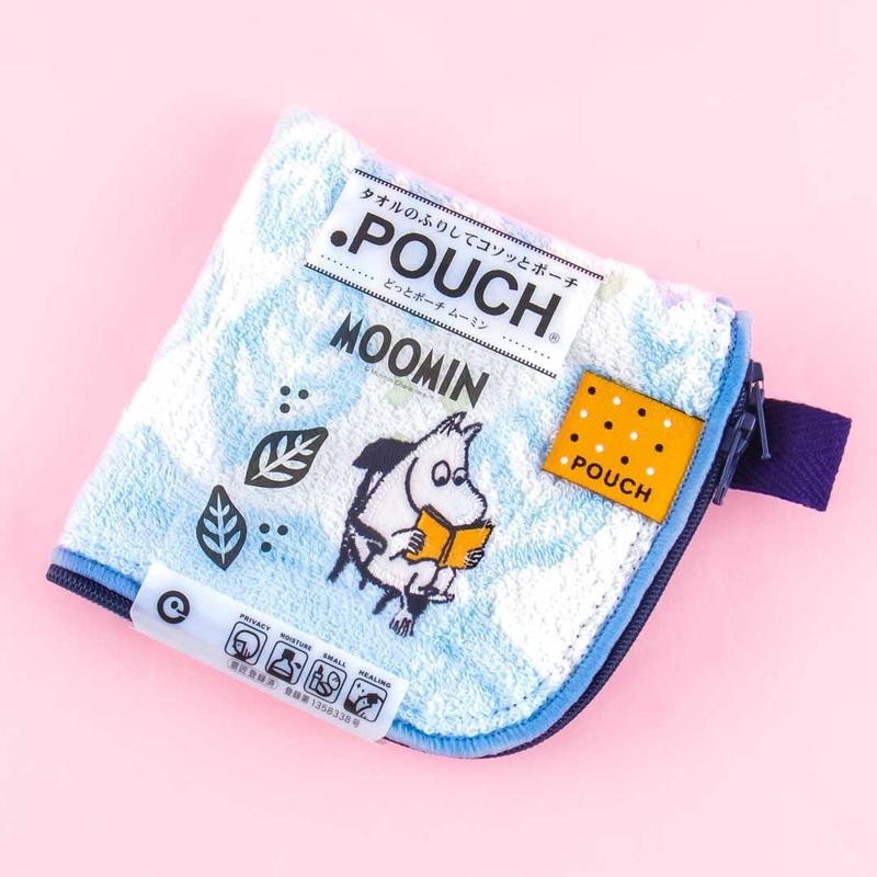 Moomin Leafy Towel Pouch - Moomintroll