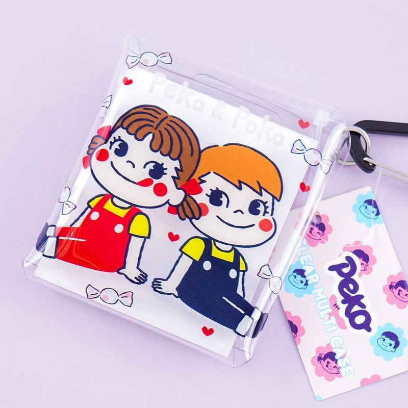 Peko-Chan & Poko-Chan Clear Multi-Case