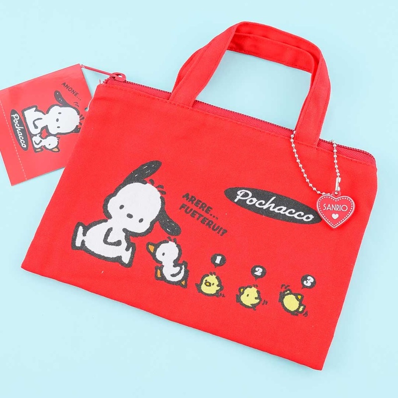 Pochacco Duck Friends Flat Pouch
