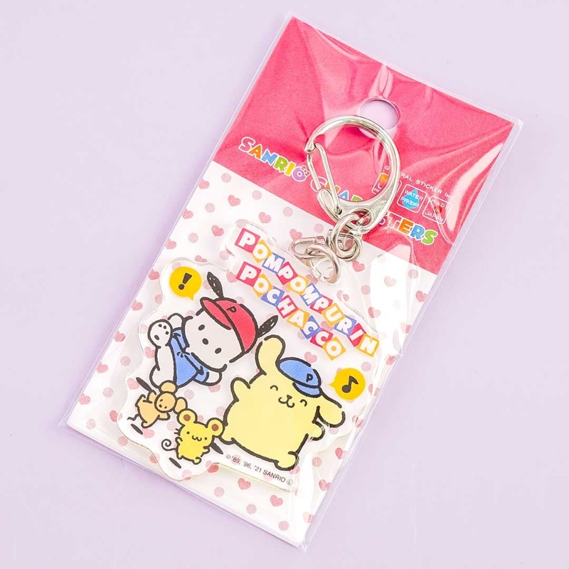 Pompompurin & Pochacco Acrylic Charm