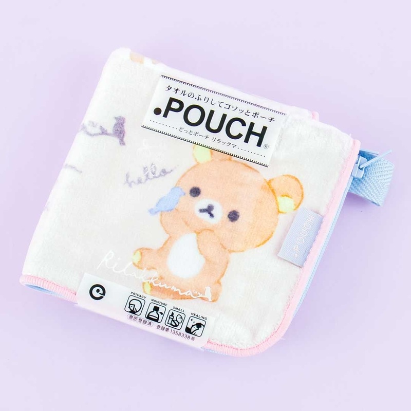 Rilakkuma Birds Towel Pouch