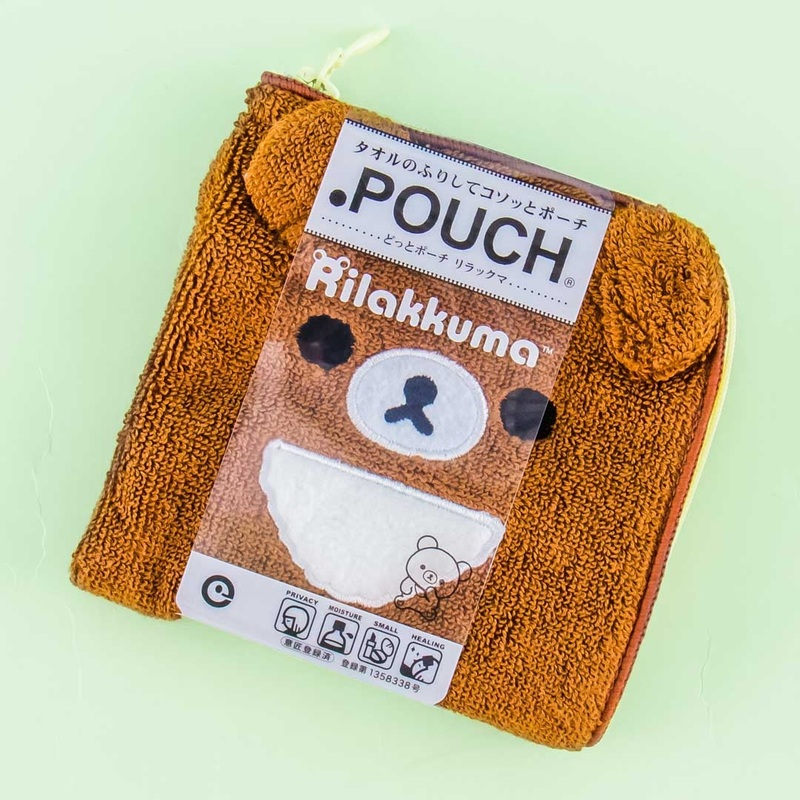 Rilakkuma Towel Pouch - Chairoikoguma