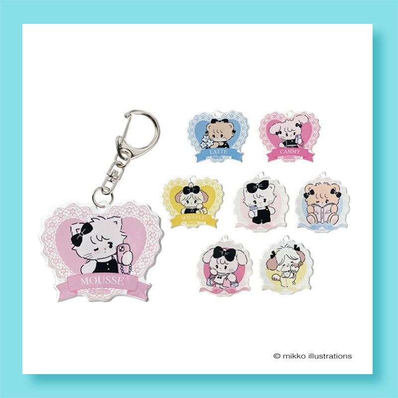 Mikko Illustrations Sweet Lace Acrylic Charm