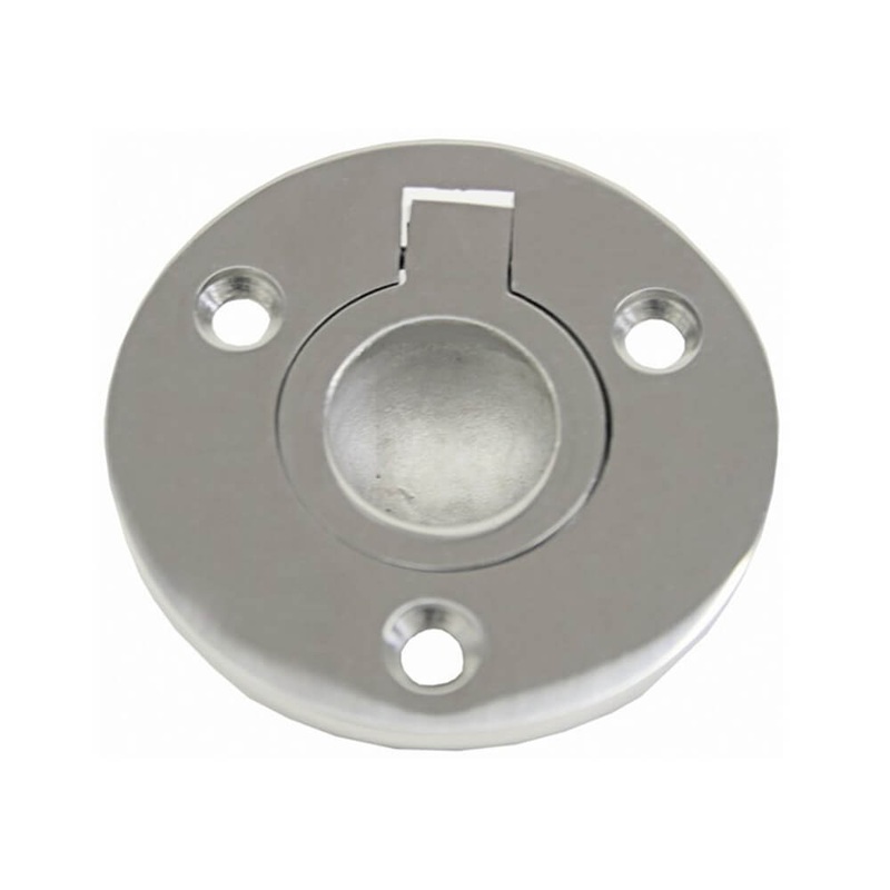 Coulage de traction  chasse d'eau rond en acier inoxydable 52 mm