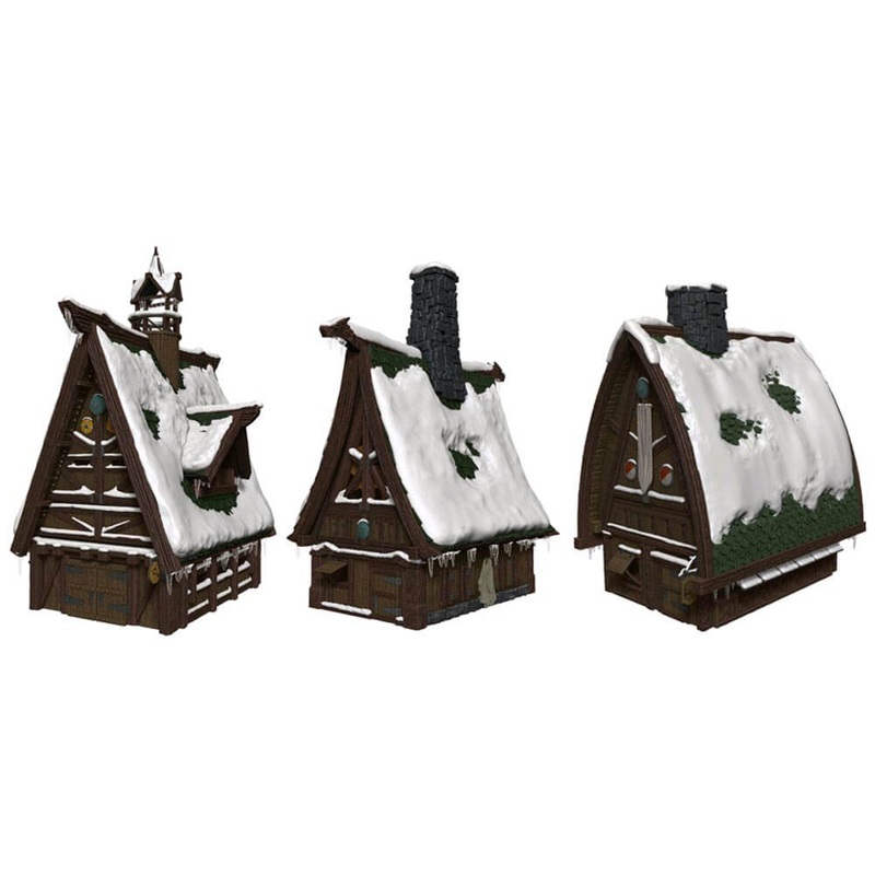 D&D Iotr Ten Towns Papercraft Set